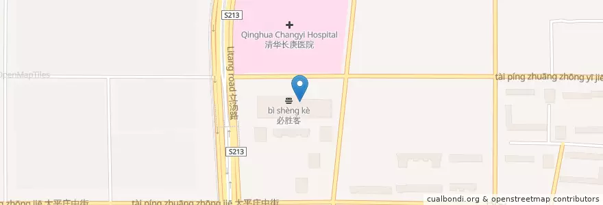 Mapa de ubicacion de 招商银行 en Çin, Pekin, Hebei, 昌平区.