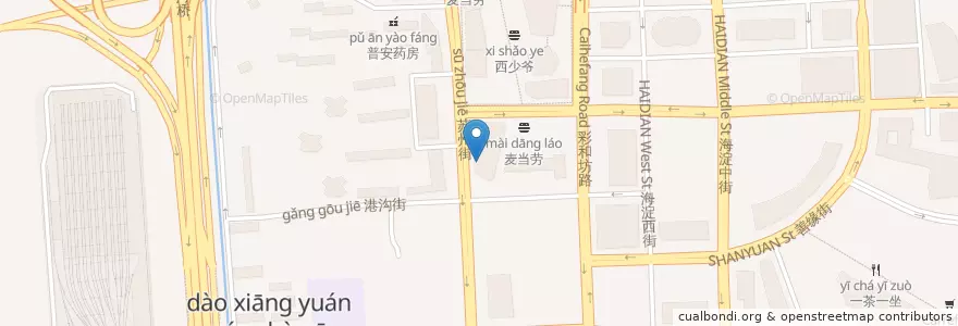 Mapa de ubicacion de 永和大王 en China, Beijing, Hebei, 海淀区.