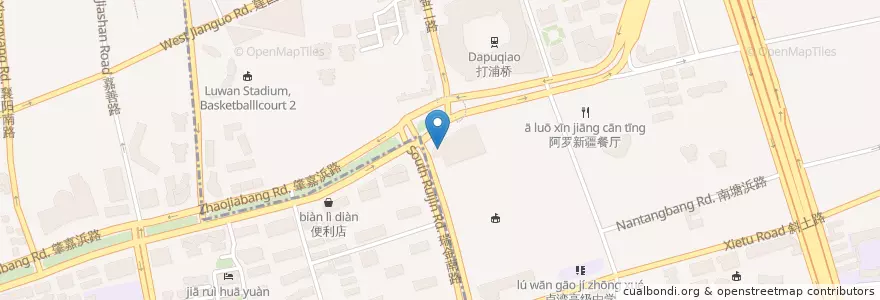 Mapa de ubicacion de McDonald's en Chine, Shanghai, District De Huangpu.