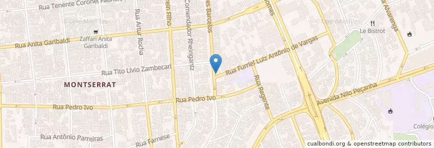 Mapa de ubicacion de Bier Garten en 브라질, 남부지방, 히우그란지두술, Região Metropolitana De Porto Alegre, Região Geográfica Intermediária De Porto Alegre, Região Geográfica Imediata De Porto Alegre, 포르투알레그리.