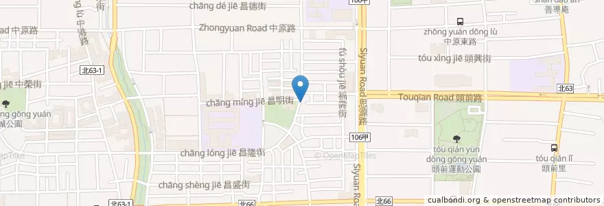 Mapa de ubicacion de 北港香菇肉羹 en 타이완, 신베이 시, 신좡 구.