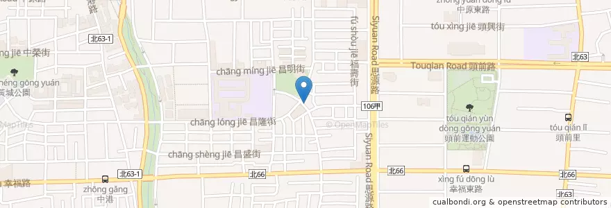 Mapa de ubicacion de 陳小兒科 en Тайвань, Новый Тайбэй, 新莊區.