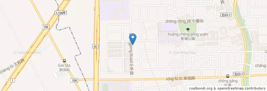 Mapa de ubicacion de 中平派出所 en Taiwan, 新北市.