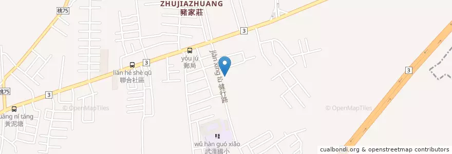 Mapa de ubicacion de 中興派出所 en Taïwan, Taoyuan, 龍潭區.