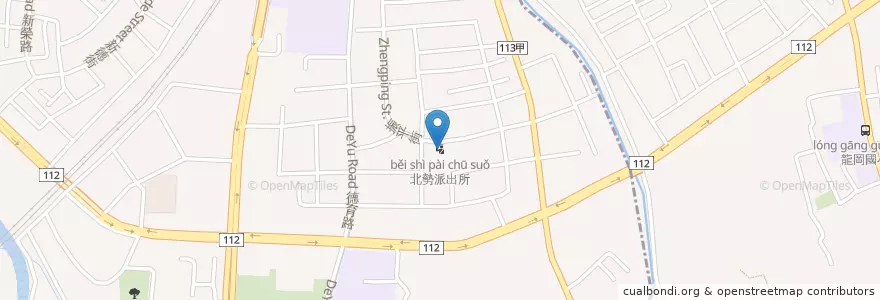 Mapa de ubicacion de 北勢派出所 en 臺灣, 桃園市, 平鎮區.