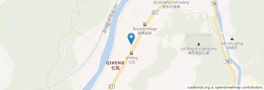 Mapa de ubicacion de 大寮派出所 en 台湾, 新北市, 瑞芳区.