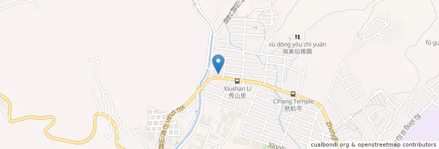 Mapa de ubicacion de 大屯派出所 en 台湾, 新北市, 台北市, 北投区.