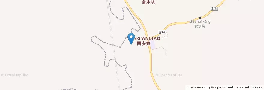 Mapa de ubicacion de 安山派出所 en 臺灣, 臺灣省, 彰化縣, 芬園鄉.