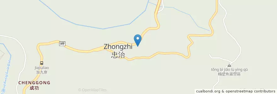 Mapa de ubicacion de 忠治派出所 en Taiwan, 新北市, 烏來區.