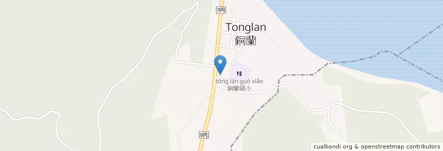 Mapa de ubicacion de 文蘭派出所 en تایوان, 臺灣省, هوالاین, 秀林鄉.