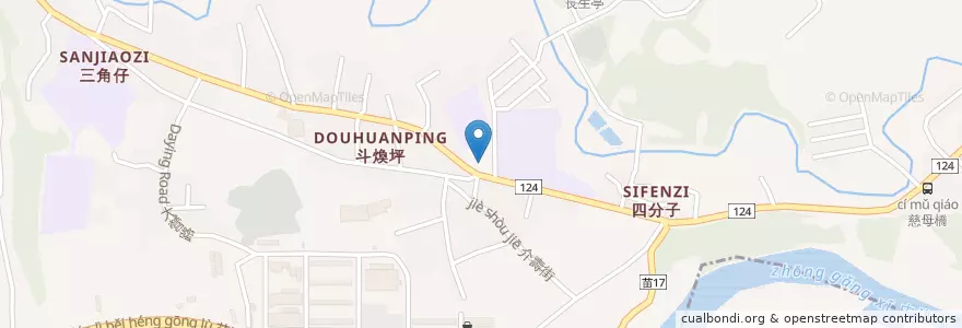 Mapa de ubicacion de 斗坪派出所 en 타이완, 타이완성, 먀오리 현, 터우펀시.