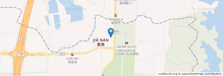 Mapa de ubicacion de 湖山派出所 en 臺灣, 臺南市, 官田區.