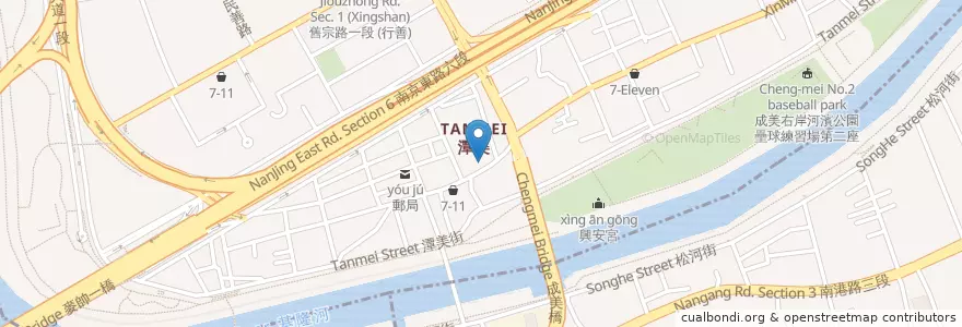 Mapa de ubicacion de 潭美派出所 en Taiwan, New Taipei, Taipei, Neihu District.