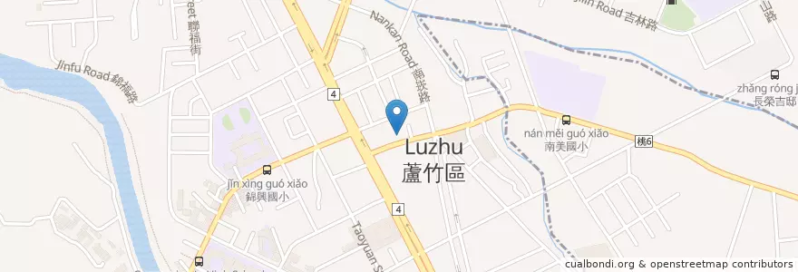 Mapa de ubicacion de 蘆竹分局 en Taiwan, 桃園市, 蘆竹區.