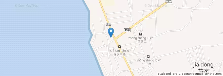 Mapa de ubicacion de 赤崁派出所 en Tayvan, Kaohsiung.
