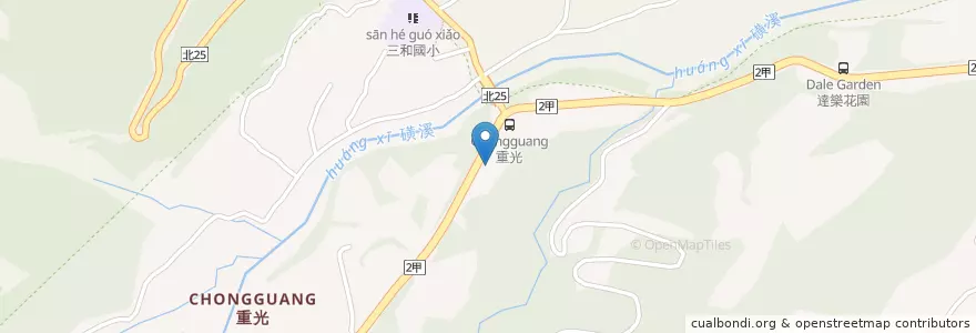 Mapa de ubicacion de 重光派出所 en Taiwan, 新北市, 金山區.