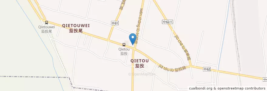 Mapa de ubicacion de 龍東派出所 en 台湾, 台中市, 龍井区.