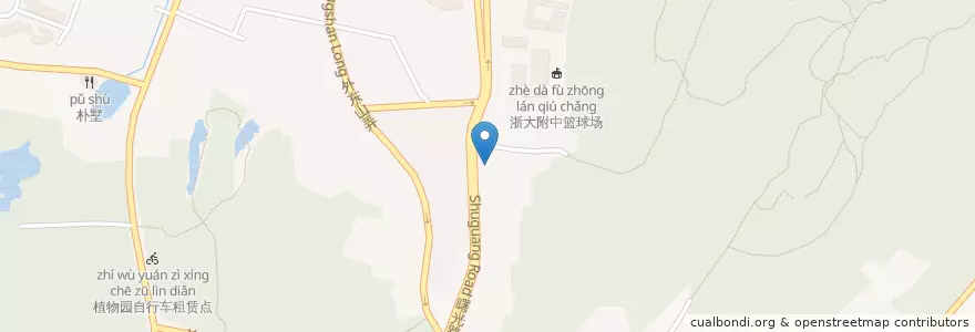Mapa de ubicacion de 113 en چین, چجیانگ, هانگژو, 西湖区.