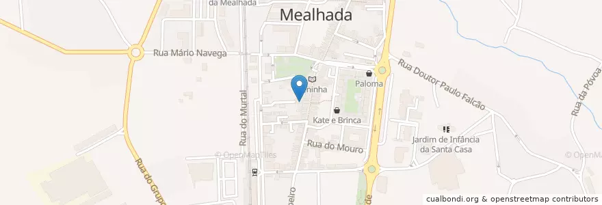 Mapa de ubicacion de Centro de Medicina en Portugal, Aveiro, Mitte, Baixo Vouga, Mealhada, Mealhada, Ventosa Do Bairro E Antes.