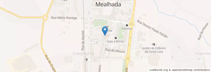 Mapa de ubicacion de O Vaz en Portekiz, Aveiro, Centro, Baixo Vouga, Mealhada, Mealhada, Ventosa Do Bairro E Antes.