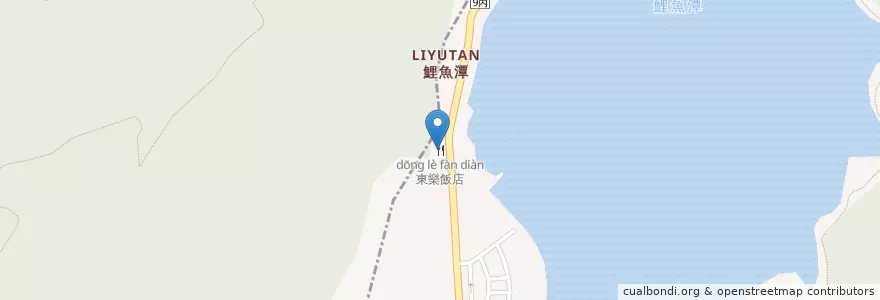 Mapa de ubicacion de 東樂飯店 en Tayvan, 臺灣省, Hualien, 秀林鄉.