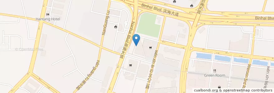 Mapa de ubicacion de 星巴克 en China, Guangdong, Shenzhen, 南山区, 粤海街道.