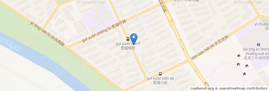 Mapa de ubicacion de 北京农商银行 en China, Beijing, Hebei, 大兴区.
