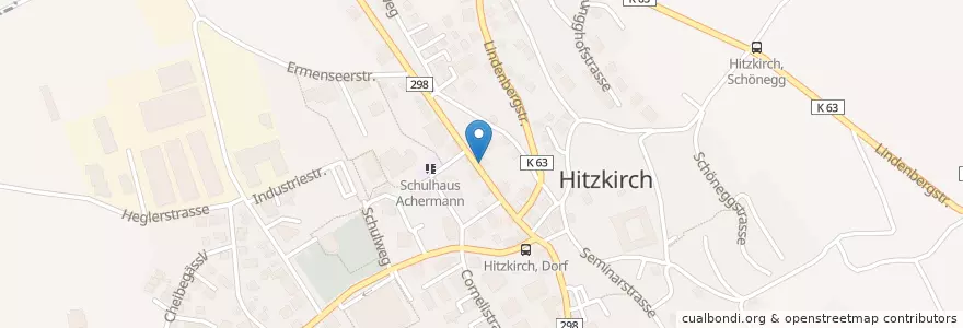 Mapa de ubicacion de Scherer Hitzkirch en سوئیس, Luzern, Hitzkirch.