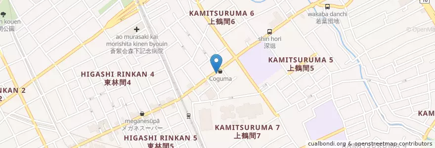 Mapa de ubicacion de 上州屋 en 日本, 神奈川縣, 相模原市, 南区.