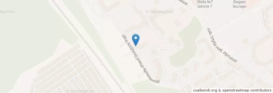Mapa de ubicacion de Городская клиническая детская больница №3 Поликлиника №2 en Russia, Central Federal District, Tver Oblast, Tver, Kalininsky District.