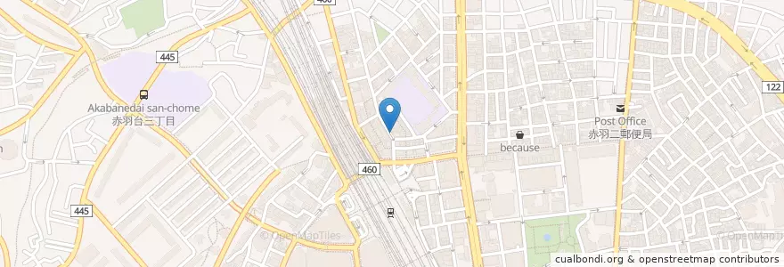 Mapa de ubicacion de 串かつ でんがな en ژاپن, 東京都, 北区.