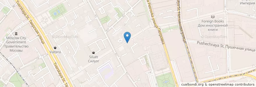 Mapa de ubicacion de Let's Rock en Rusland, Centraal Federaal District, Moskou, Центральный Административный Округ, Тверской Район.