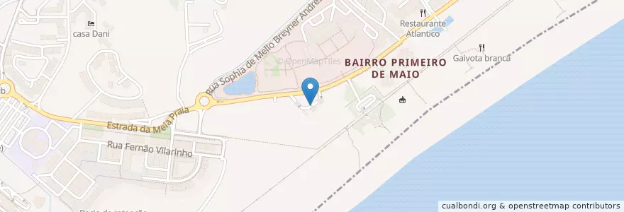 Mapa de ubicacion de Marina de Lagos en ポルトガル, Algarve, Algarve, Faro, Lagos, São Gonçalo De Lagos.