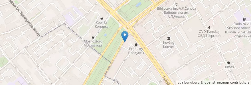 Mapa de ubicacion de Армения en Rusia, Центральный Федеральный Округ, Москва, Центральный Административный Округ, Тверской Район.
