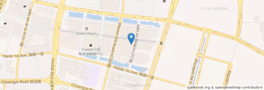 Mapa de ubicacion de 保利国际影城 en Cina, Guangdong, Shenzhen, 南山区, 粤海街道.