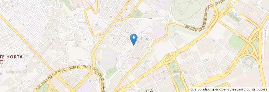 Mapa de ubicacion de 山頂醫院總站 Hospital S. Januário / Terminal en 中国, マカオ, 広東省, 澳門市, 珠海市, 香洲区.