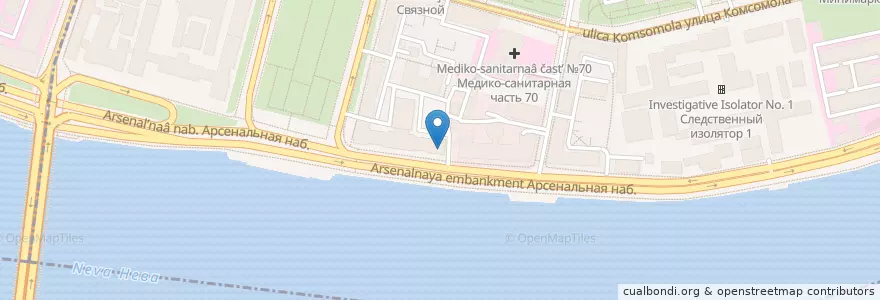 Mapa de ubicacion de Империя en Rusia, Северо-Западный Федеральный Округ, Óblast De Leningrado, San Petersburgo, Финляндский Округ.