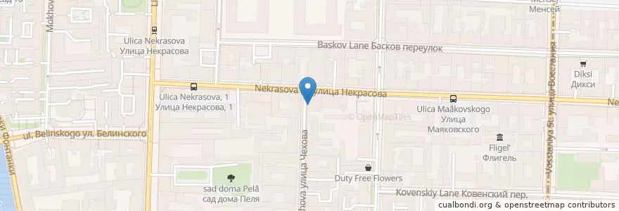 Mapa de ubicacion de Палата №6 en Rusia, Северо-Западный Федеральный Округ, Óblast De Leningrado, San Petersburgo, Центральный Район, Литейный Округ.