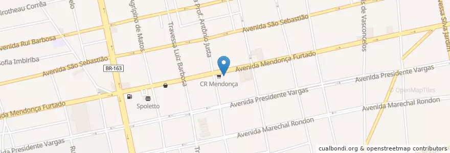 Mapa de ubicacion de Caixa Eletrônico 24h en Brazil, North Region, Pará, Região Geográfica Intermediária De Santarém, Microrregião De Santarém, Santarém.
