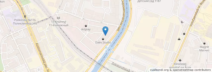 Mapa de ubicacion de Доможилов en Rusia, Центральный Федеральный Округ, Москва, Центральный Административный Округ, Басманный Район.