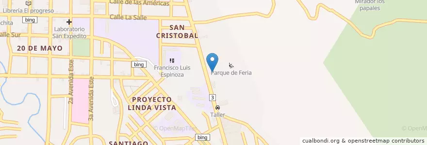 Mapa de ubicacion de Auditorio El Centenario en نیکاراگوئه, Jinotega, Jinotega (Municipio).