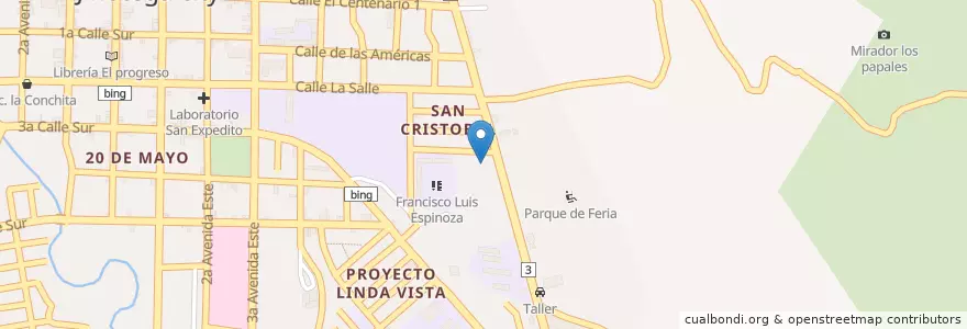 Mapa de ubicacion de Escuela Técnica Luis Valencia Alvarado en Nikaragua, Jinotega, Jinotega (Municipio).