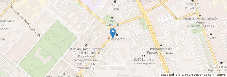 Mapa de ubicacion de ВьетКафе en Rússia, Distrito Federal Central, Москва, Центральный Административный Округ, Тверской Район.