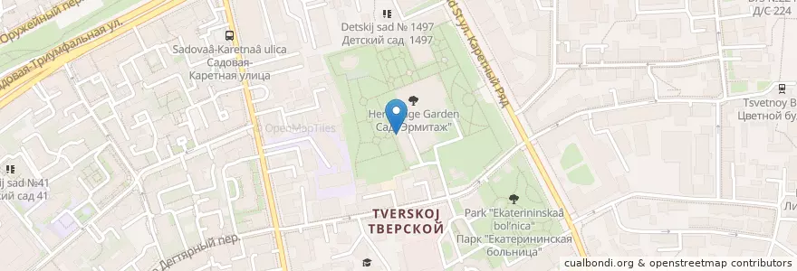 Mapa de ubicacion de Сфера en Rusland, Centraal Federaal District, Moskou, Центральный Административный Округ, Тверской Район.