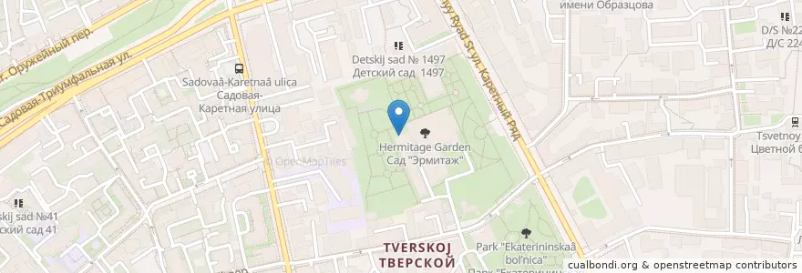 Mapa de ubicacion de 32.05 en روسیه, Центральный Федеральный Округ, Москва, Центральный Административный Округ, Тверской Район.