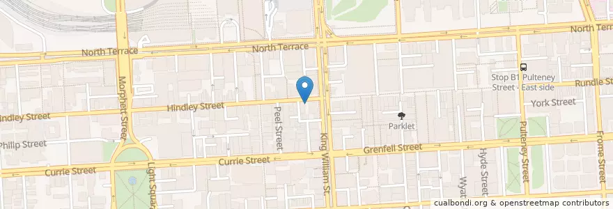Mapa de ubicacion de Ladyboy en Australië, Zuid-Australië, Adelaide, Adelaide City Council.