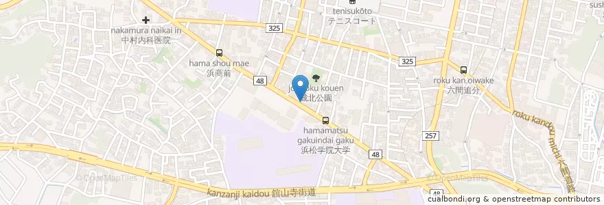 Mapa de ubicacion de Cafe DROP en 日本, 静冈县, 浜松市, 中区.