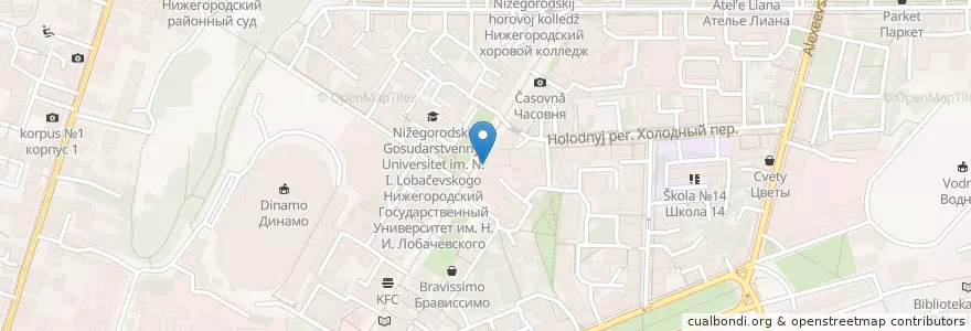 Mapa de ubicacion de Кавказская пленница en Russland, Föderationskreis Wolga, Oblast Nischni Nowgorod, Stadtkreis Nischni Nowgorod.