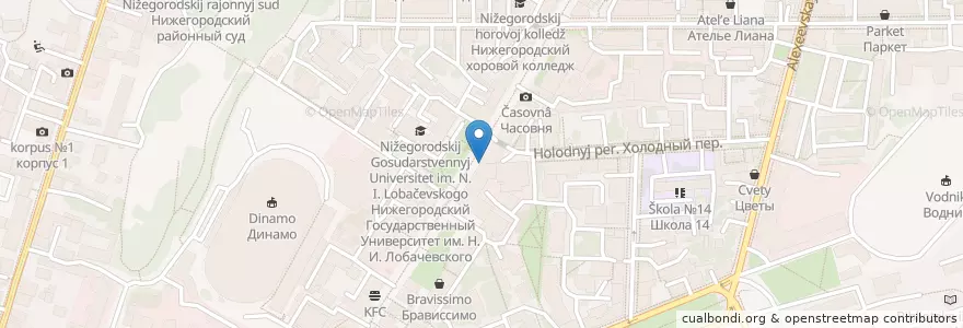 Mapa de ubicacion de Шаурма на покровке en Russie, District Fédéral De La Volga, Oblast De Nijni Novgorod, Городской Округ Нижний Новгород.