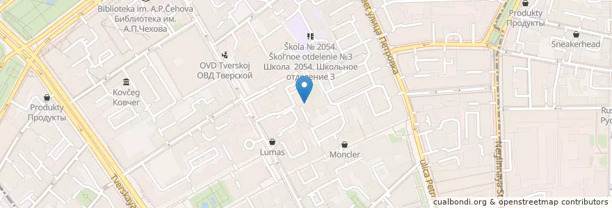 Mapa de ubicacion de Энтузиаст en Rusland, Centraal Federaal District, Moskou, Центральный Административный Округ, Тверской Район.